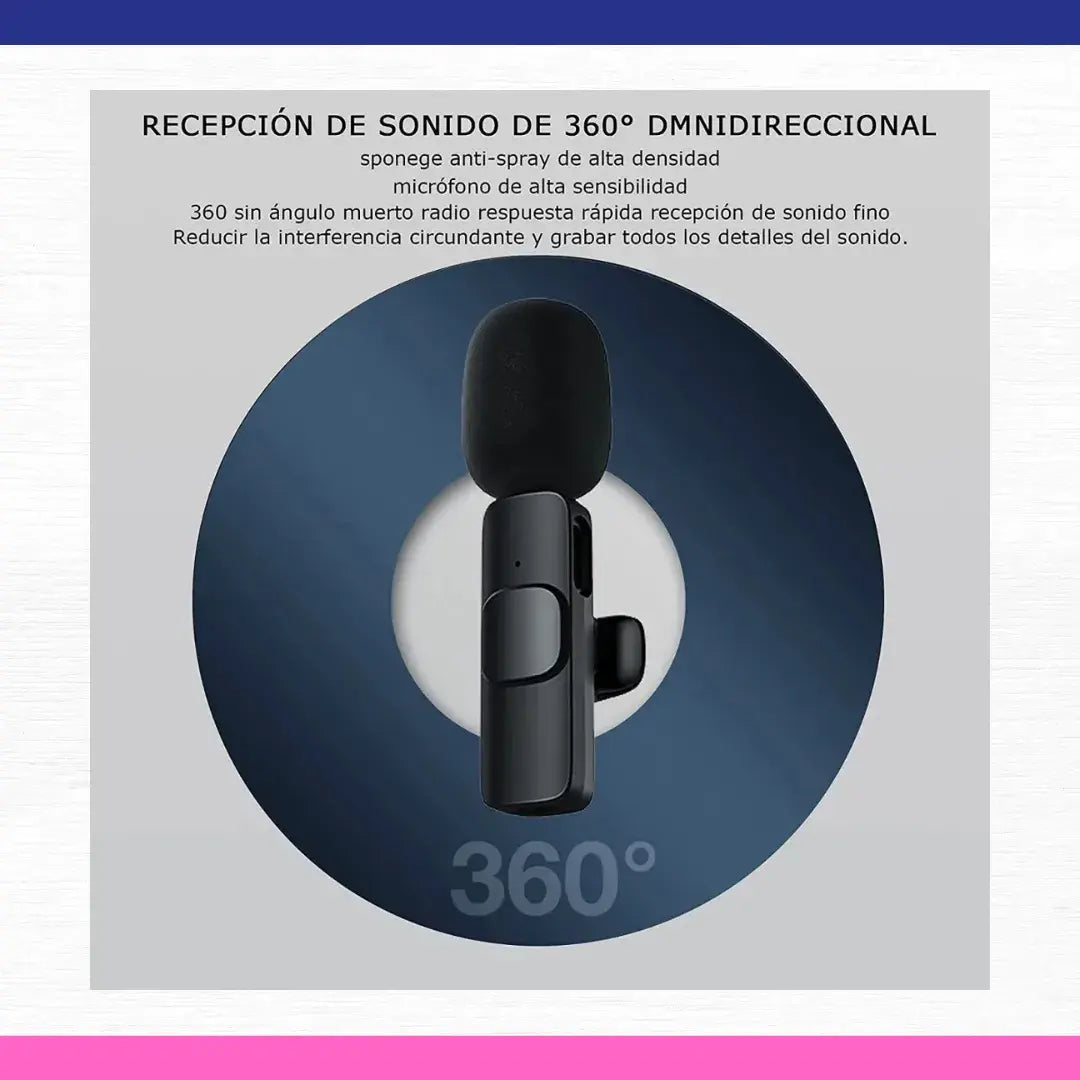 Micrófono Inalámbrico De Solapa Celular