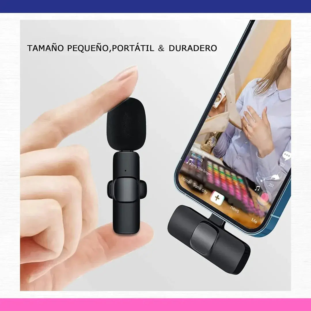 Micrófono Inalámbrico De Solapa Celular
