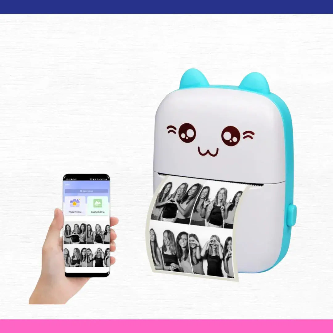 Mini impresora digital gatito C9