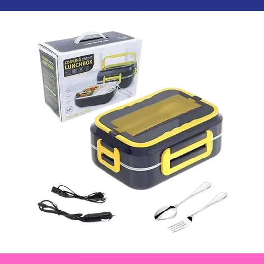 Lonchera Eléctrica Metálica 2 en 1 1.5lt