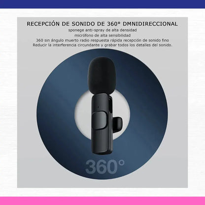 Micrófono Inalámbrico De Solapa Celular